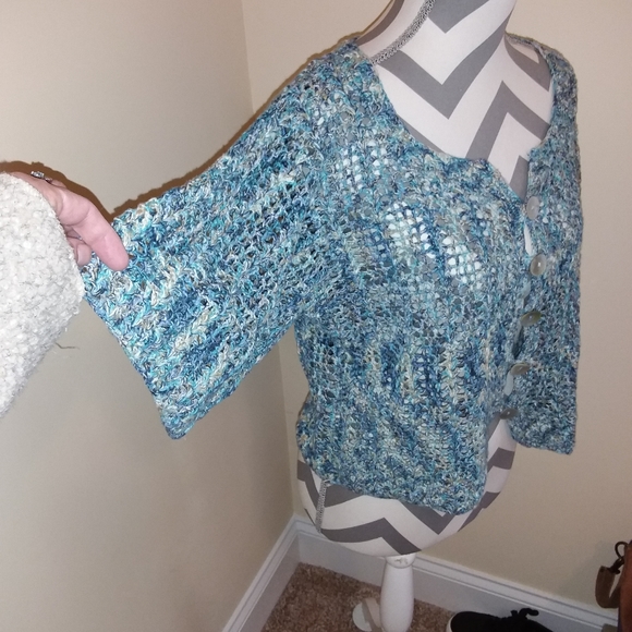 Blue Spring Sweater - Picture 4 of 4